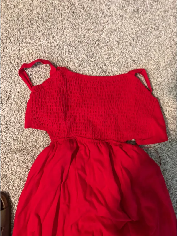 Altar'd State Red Maxi Dress - Image 2