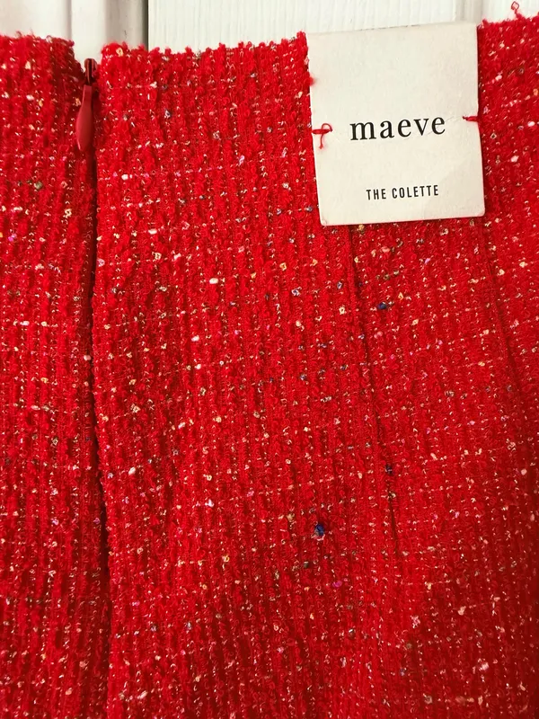 NWT Anthropologie Maeve The Colette Crop Wide-Leg Pants: Tweed Edition, Size 25 - Image 14