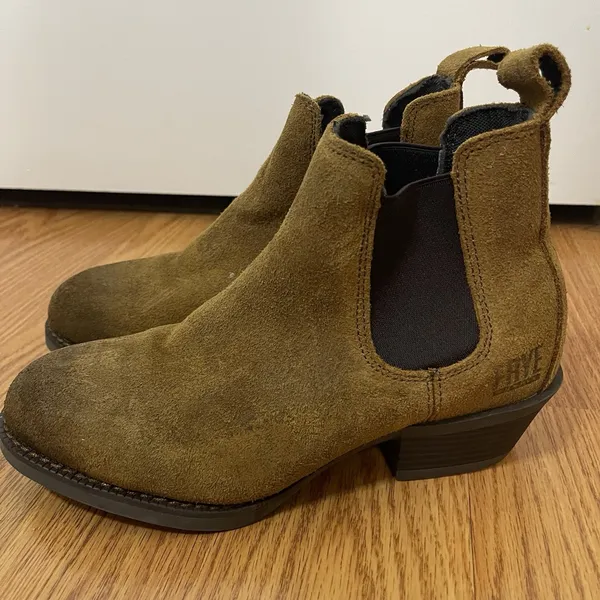 FRYE supply wheat brown oil resistant ankle slip on chelsea boot size 7 fr40502f - Image 3