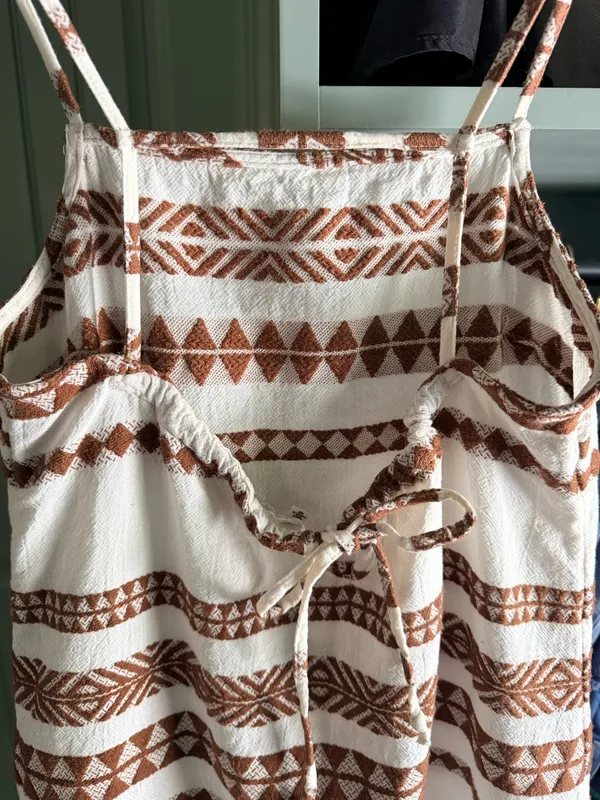 Aerie Jacquard Open Back Dress - Image 3