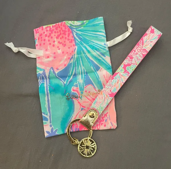Lilly Pulitzer Pink Wristlet - Image 2
