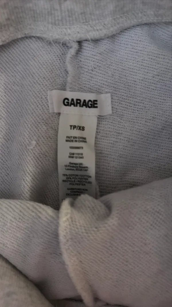 Garage Shorts Sweat Grey - Image 3