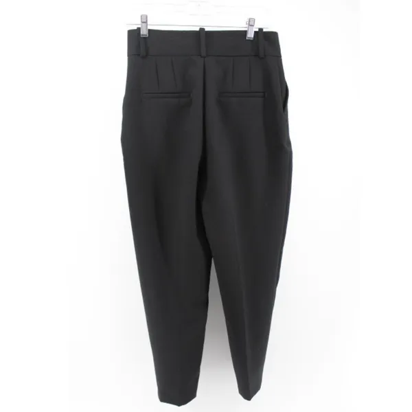 Zara Black Tapered Dress Pants – Women's Medium | Career Workwear - Image 2