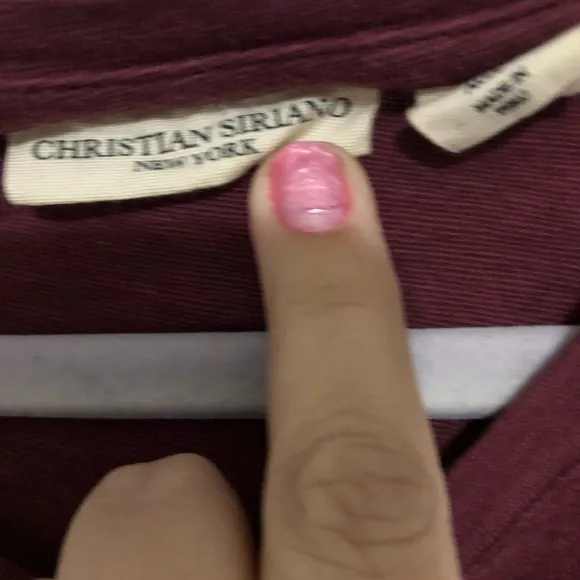 Christian Siriano long sleeve t shirt size large.‎ - Image 2