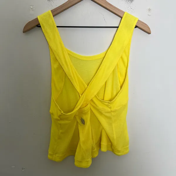 FREE PEOPLE- Movement Keep Away Tank Yellow Size L - Image 4