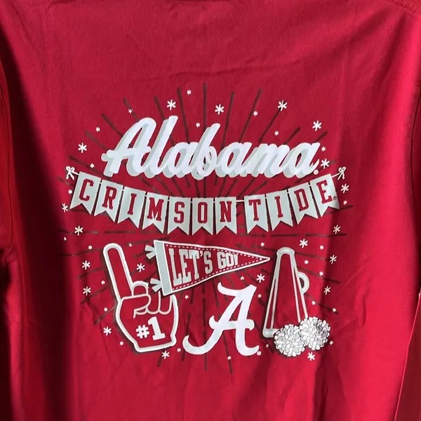 Champion University of Alabama Crimson Red Shirt Long Sleeve Lightweight Women M - Image 6