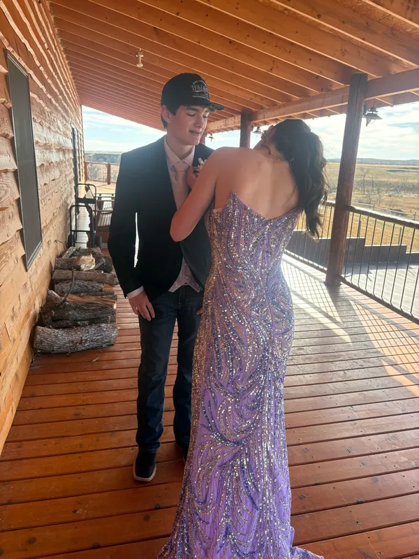 Purple Prom Dress Amarra Style 88291 - Image 6