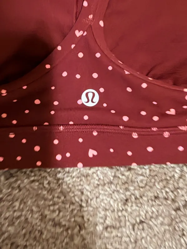 Lululemon Flow Y Heart Bra Light Support sold out color size 10 women's NWT - Image 11