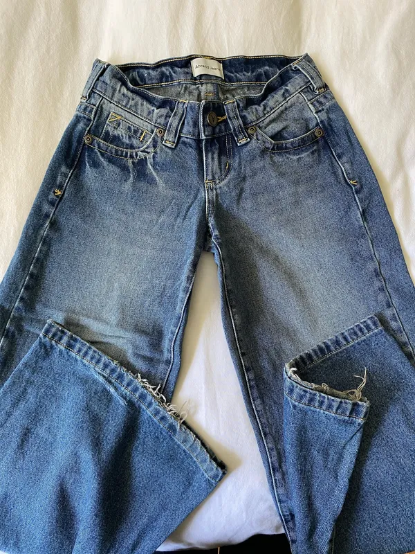 PacSun Abrand Jeans 00 Super Low & Wide Miley Jeans - Image 5