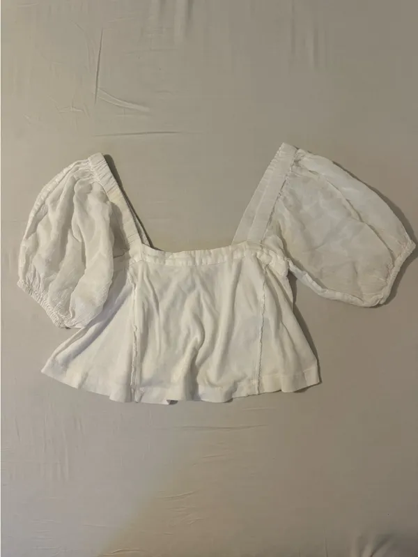 White Babydoll Top - Image 2