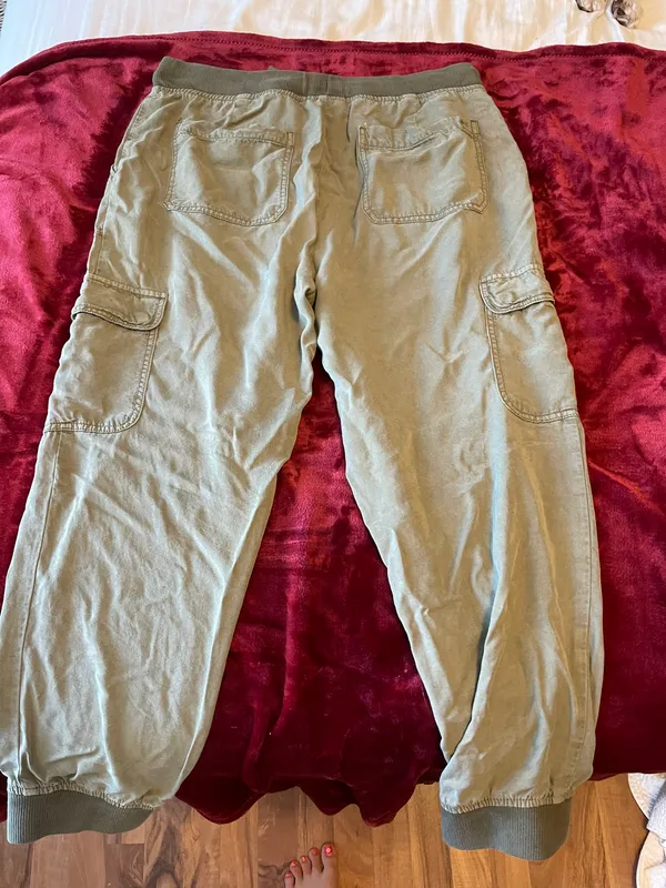 American Eagle Green Cargo Pants - Image 2