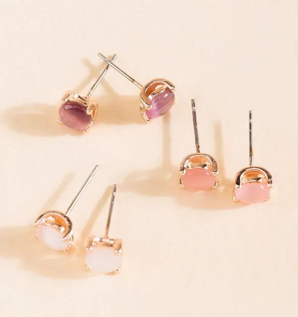 Francesca's 3 Stud Earrings Set - Image 4