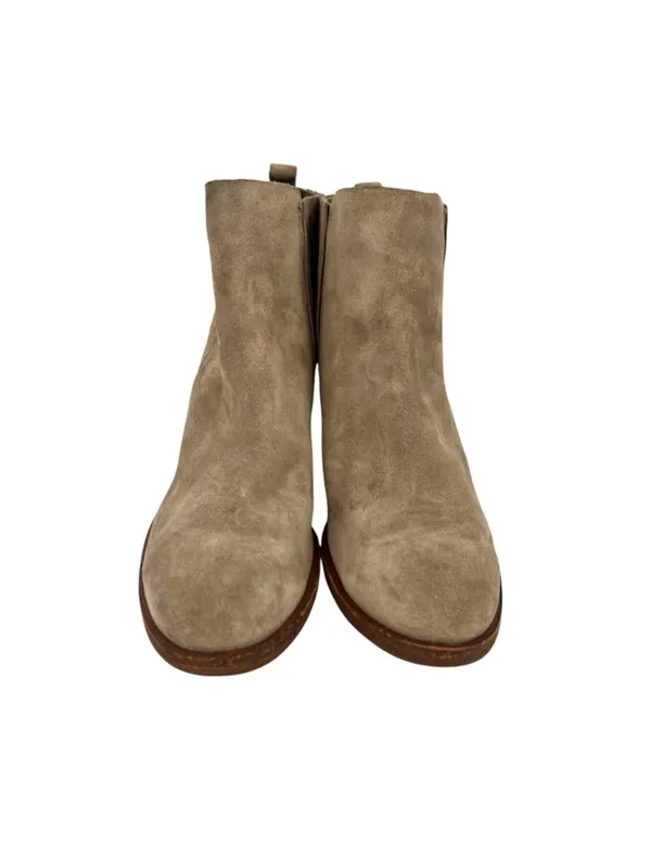 Kork-Ease Cinca Suede Tan Ankle Boots Block Heel Size 10 Boho Chic Cowgirl - Image 3