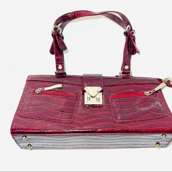 Y2K 2000’s Red Satchel Purse - Image 10