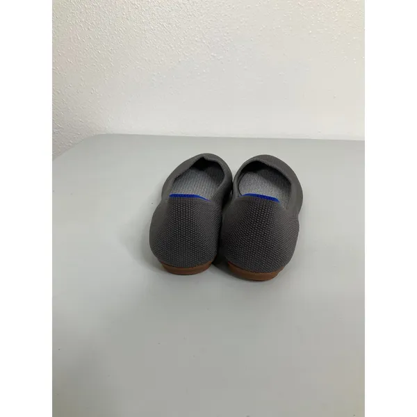 Rothys The Flat Charcoal‎ Grey Knit Round Toe Ballet Flats Size 6 - Image 4
