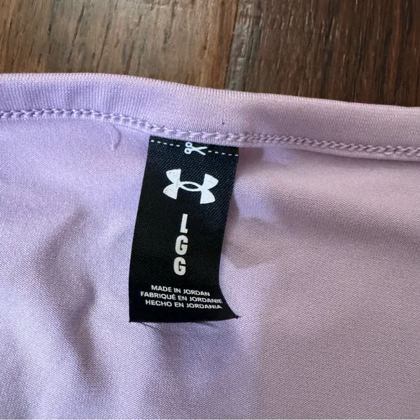 UNDER ARMOUR lavender Rush tee shirt, size L, unisex - Image 6