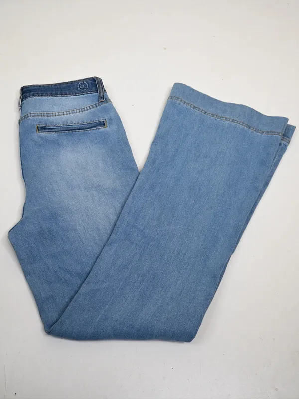 PTCL Ethical Clothing Women's 29 Two Tone Flare Jean - Image 3