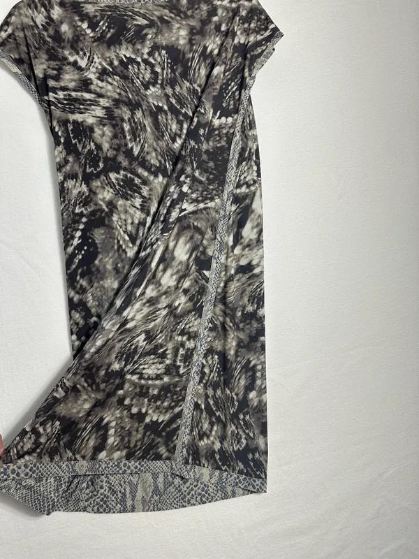 Vintage Women's Dress Reversible Size M Animal Print Lightweight Sleeveless - Image 11