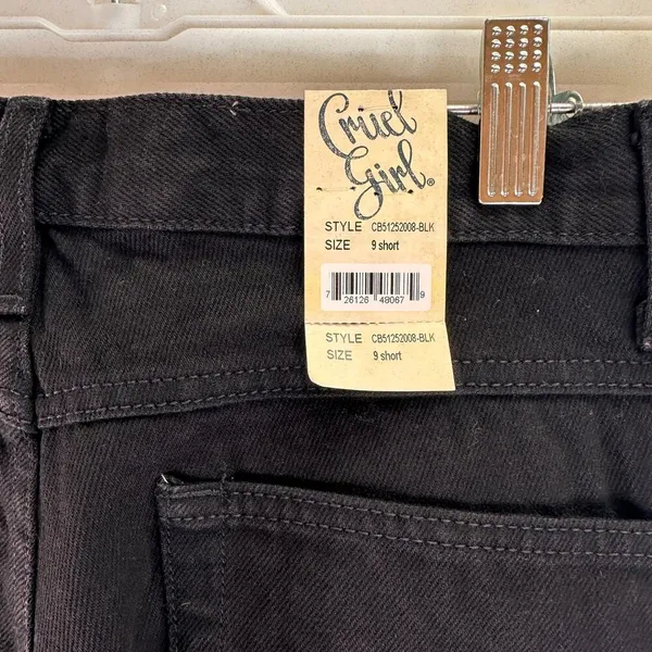 Cruel Girl Black Relaxed Fit Jeans New with tags Size 9 Short - Image 4
