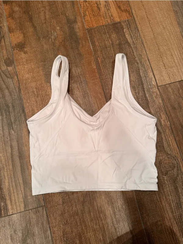 Women’s White V - Image 2