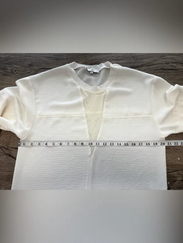 IRO cream blouse size‎ 36 - xs - Image 4