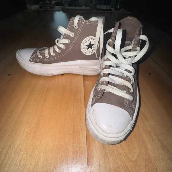 Converse Chuck Taylor All Star‎ Move High Top Platform Brown Sneakers  6.5 - Image 2