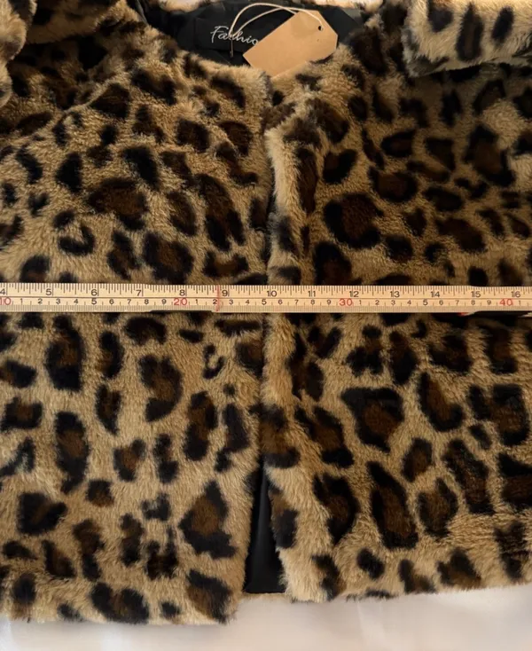 Jireh Leopard Print Faux Jacket - Image 4