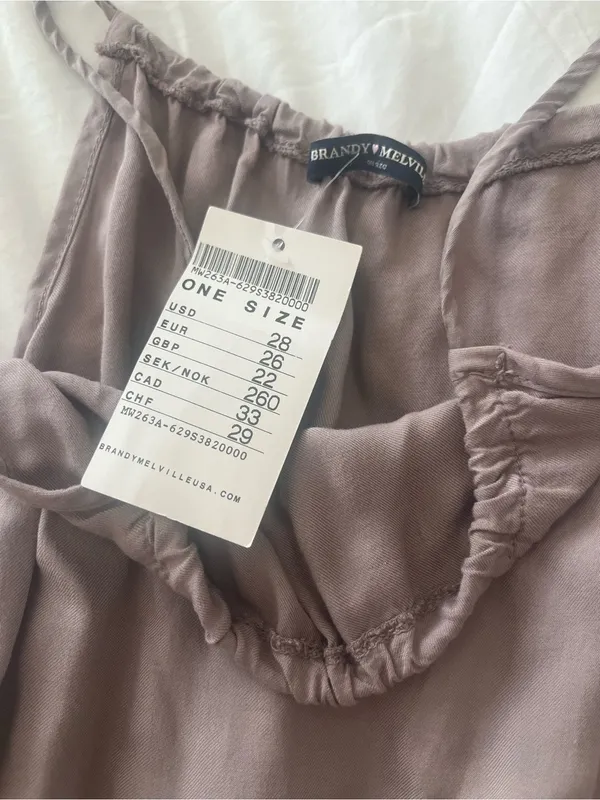 New. Brandy Melville Blanche
Romper Gray - Image 3