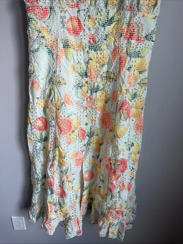 By Anthropologie Ruffled Eyelet Dress - Image 6