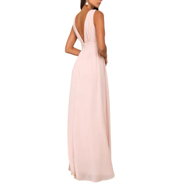 Lulus Heavenly Hues Blush Maxi Dress Size Medium - Image 3