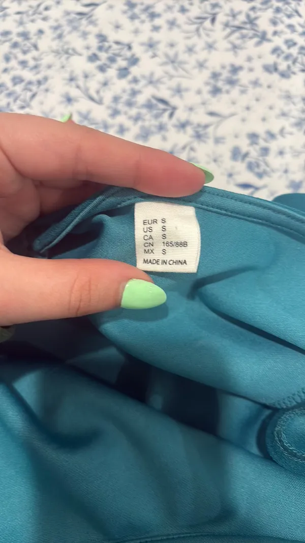 teal boutique dress Blue - Image 3