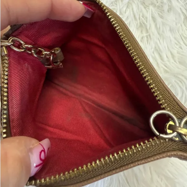 DOONEY & BOURKE Pouch Coin Purse with Key Chain - Image 5