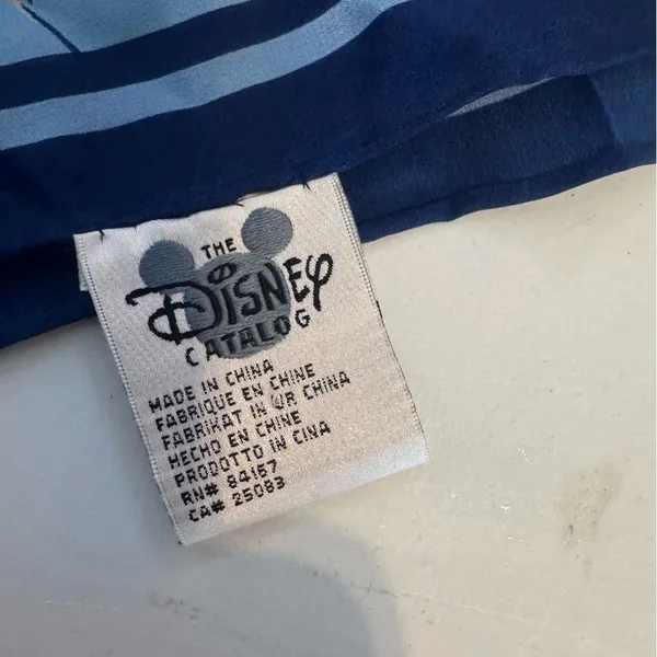 Disney Floral Scarf in Soft Blue - Image 3