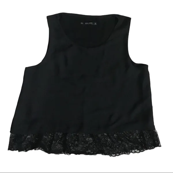 Embroidered Ruffles Blouse Size Xl. Reg $36 32” Chest 25” Length - Image 3