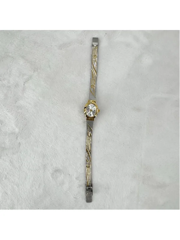 Avon Two-Tone Sleek Watch F26936-7 New In Box Mint Condition Collectible - Image 3