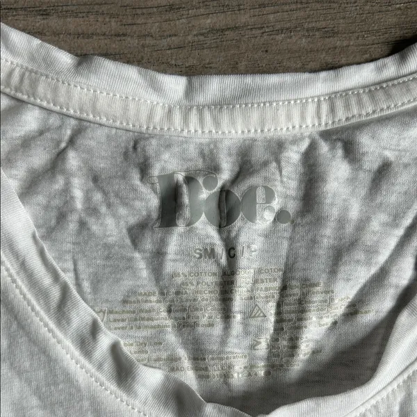 Women's White chip dippin Tank Top - Image 2