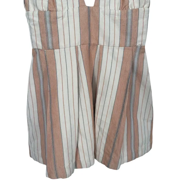 Majorelle Womens Striped Deep V-Neck Mini Dress Jumper Size Small Boho Festival - Image 8