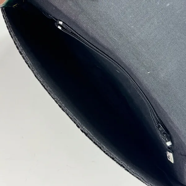 Mesh Chainmail Envelope‎ Clutch Bag Black Evening Party - Image 8