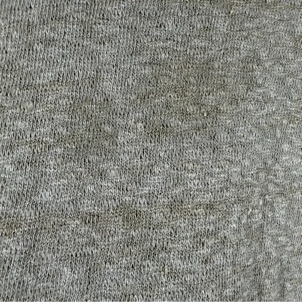 Anthropologie Black Linen Blend Long Sleeve‎ Cropped Top - Image 2
