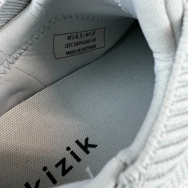 Kizik Athens Sneakers Gray Hands Free Slip On Womens 8 Mens 6.5 Lace Up Comfort - Image 11