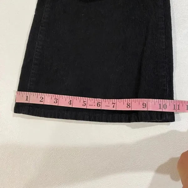 We The Free Black Corduroy Flare Pants Size 28 Boho Retro Bell Bottom - Image 9