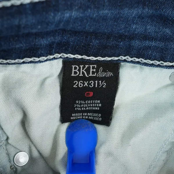 BKE Denim Jeans Womens‎ 26Rx31.5 Fits (30x31) Stella Skinny Stretch Low Rise - Image 9