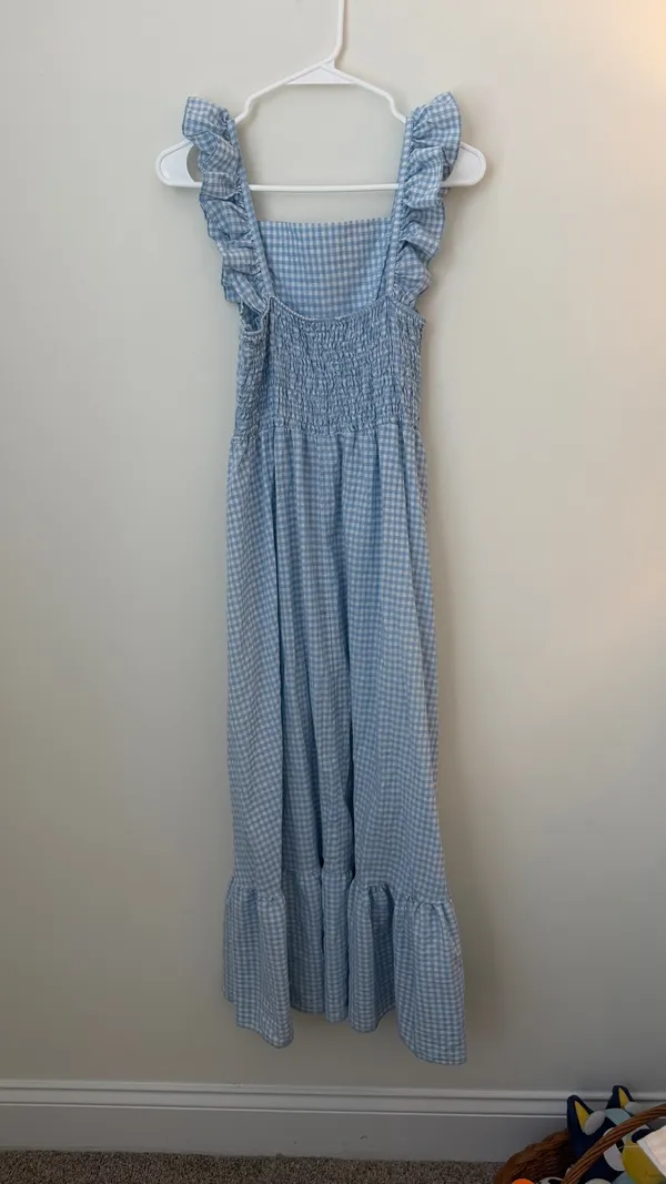 Gingham dress Blue Size XS - Image 2