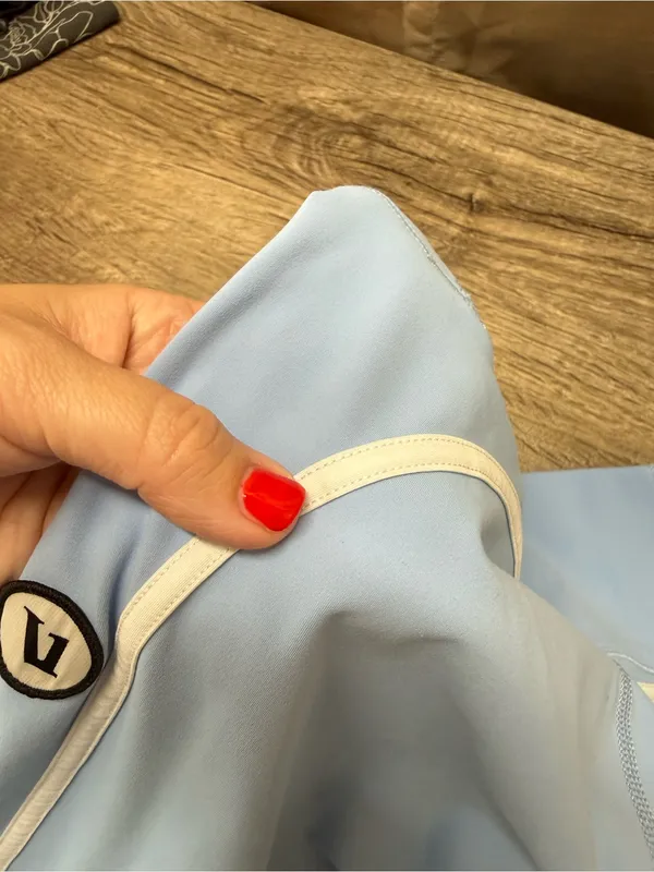Vuori Track leggings in Orchard Light Blue Size medium - Image 5
