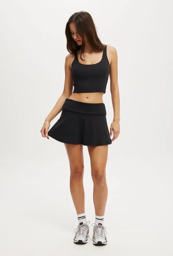 Cotton On iBODY Ultra Soft Scoop Tank Black - Image 4