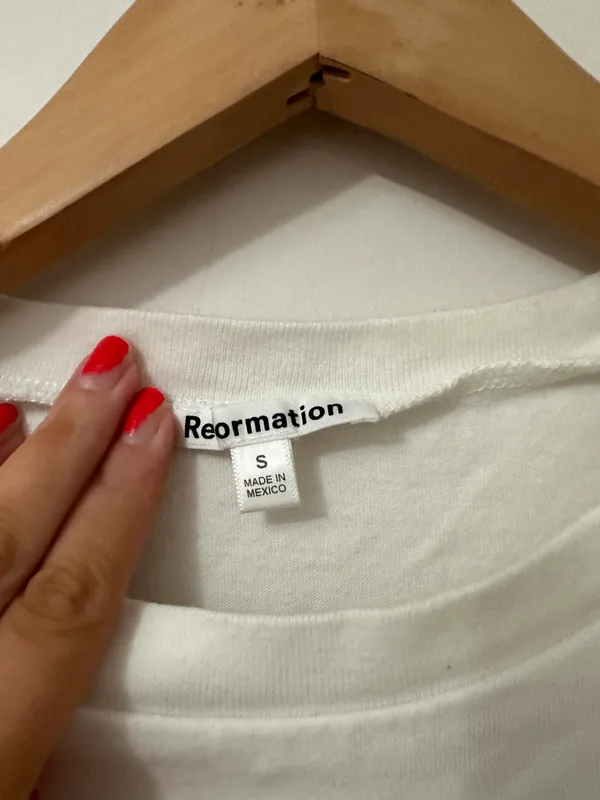 Reformation White Tank - Image 2