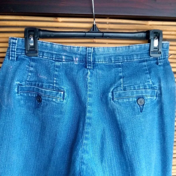 Lee 10P 30 At The Waist Cropped Capri Jeans Petite - Image 2