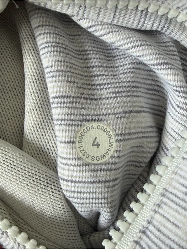 Lululemon Define Jacket Light Grey Size 4 - Image 9