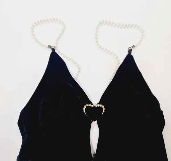 MAJORELLE Amore Gown in Black Small - Image 6