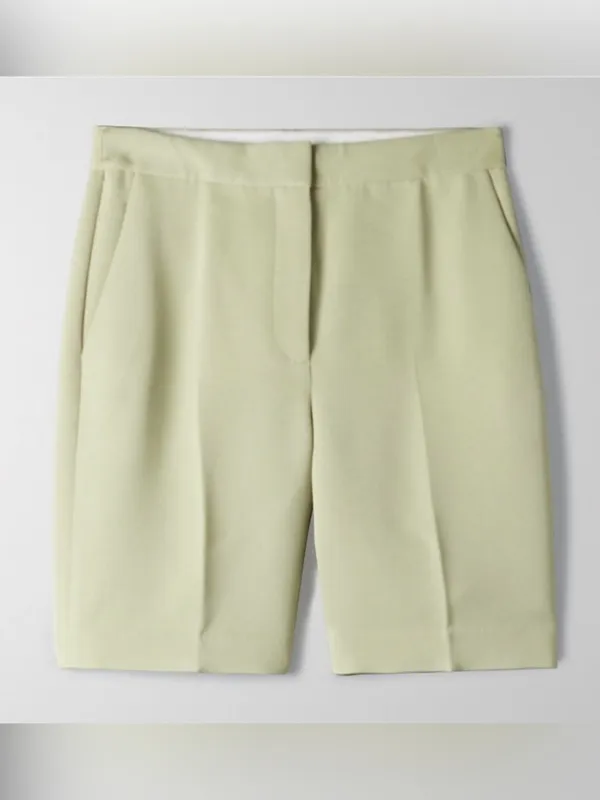 Aritzia Babaton Borna High-Rise Tailored Trouser Shorts light Sage Agency chic 0 - Image 3